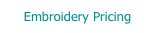 Embroidery Pricing