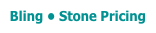 Bling • Stone Pricing