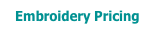 Embroidery Pricing